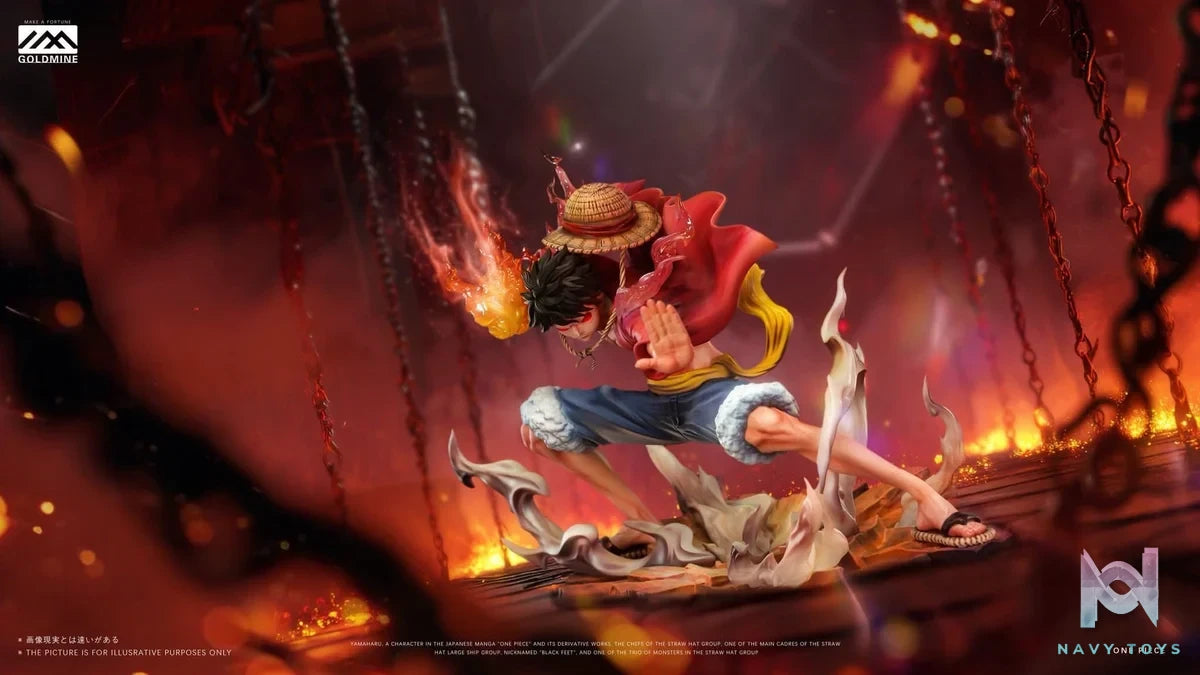 Luffy resin statue GOLDMINE Studio anime figure