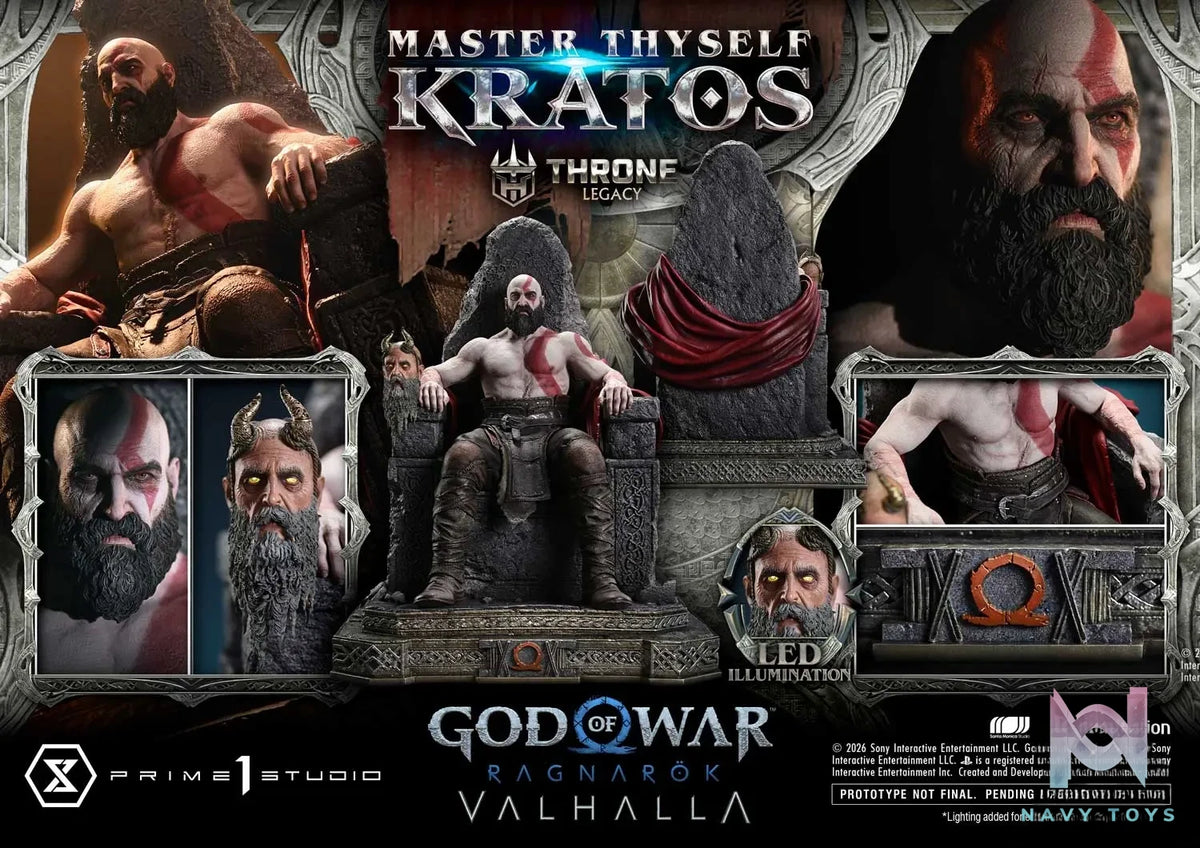Prime 1 Studio – God of War: Ragnarok Master Thyself Kratos 1/3 Scale Statue TLCGOW-01 TLCGOW-01S (Licensed)