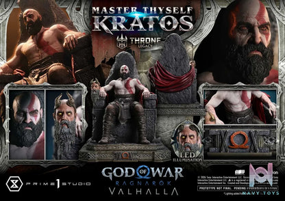 Prime 1 Studio – God of War: Ragnarok Master Thyself Kratos 1/3 Scale Statue TLCGOW-01 TLCGOW-01S (Licensed)