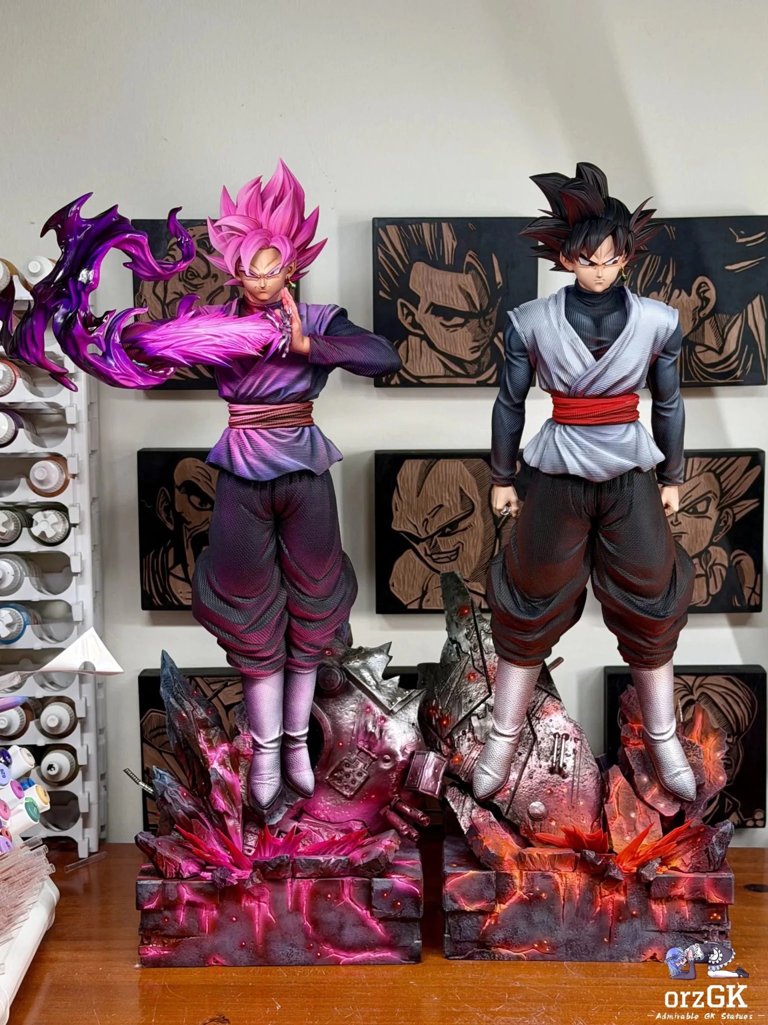 FXW Studio - Goku Black Dragon Ball resin statue Navy Toys anime figure
