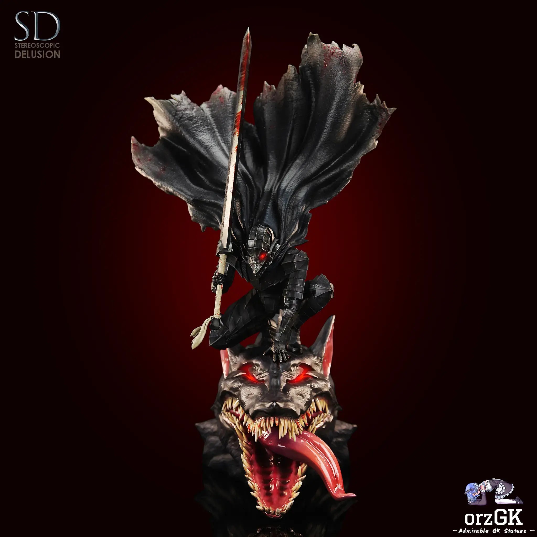 Guts - Berserk - Stereoscopic Delusion Studio resin statue Navy Toys anime figure
