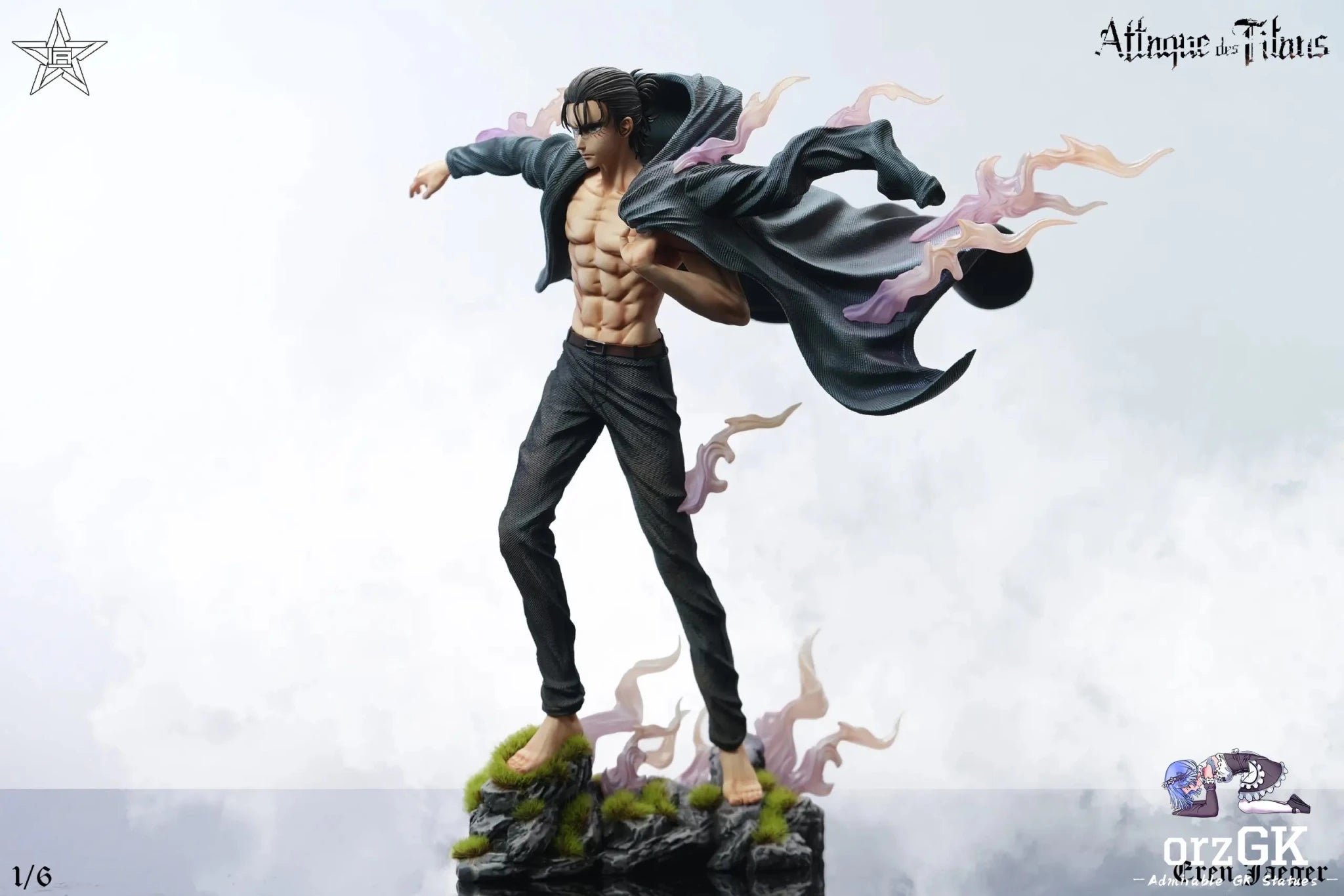 Craftsman Studio - Eren Clothing Attack on Titan resin statue Navy Toys anime figure