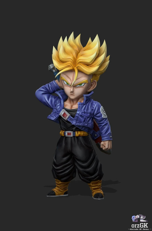 Power Studio - Dragon Ball WCF Trunks with sword drawn resin statue Navy Toys anime figure