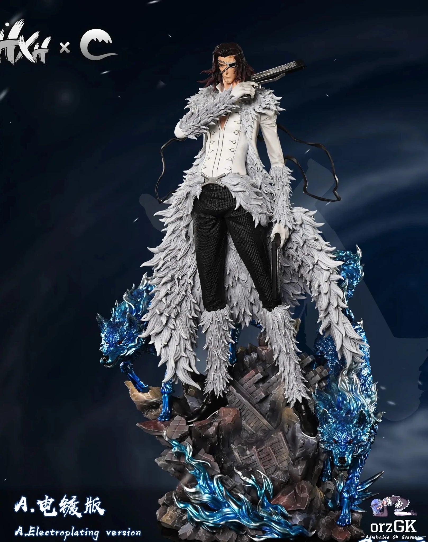 Cheng Studio - BLEACH 1/6 The Espada Series 1 Coyote Starrk resin statue Navy Toys anime figure