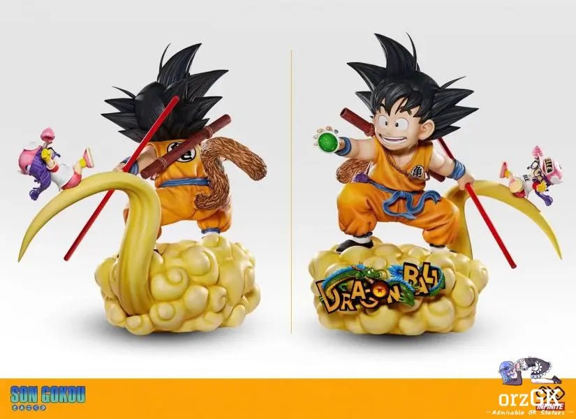 Infinite Studio - Dragon Ball 1/1 & 1/4 Childhood Son Goku resin statue Navy Toys anime figure
