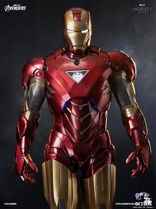 QUEEN Studio - Marvel Iron Man Mark VI 1/1 Statue (Licensed) resin statue Navy Toys anime figure