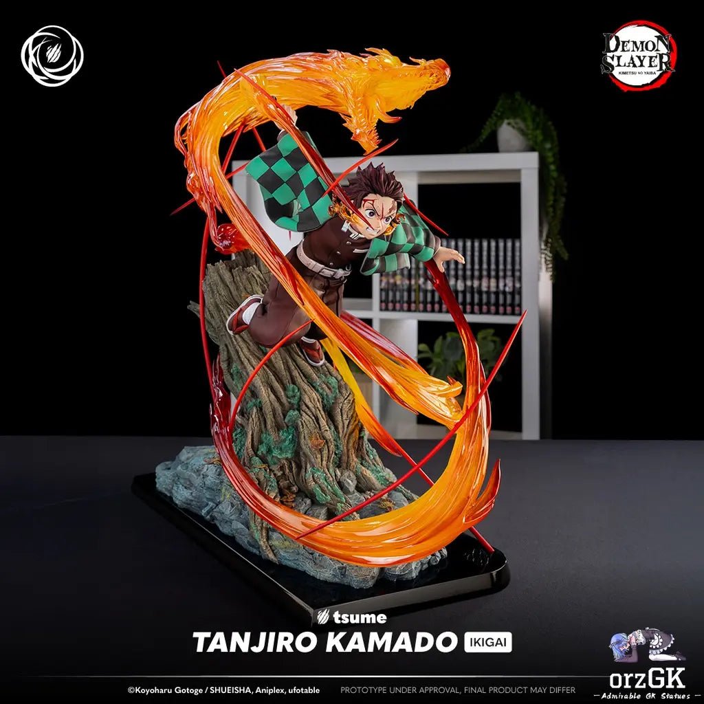 TSUME Studio - Demon Slayer Tanjiro Kamado (Licensed) resin statue Navy Toys anime figure