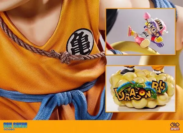Infinite Studio - Dragon Ball 1/1 & 1/4 Childhood Son Goku resin statue Navy Toys anime figure