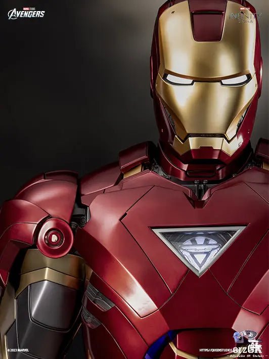 QUEEN Studio - Marvel Iron Man Mark VI 1/1 Statue (Licensed) resin statue Navy Toys anime figure