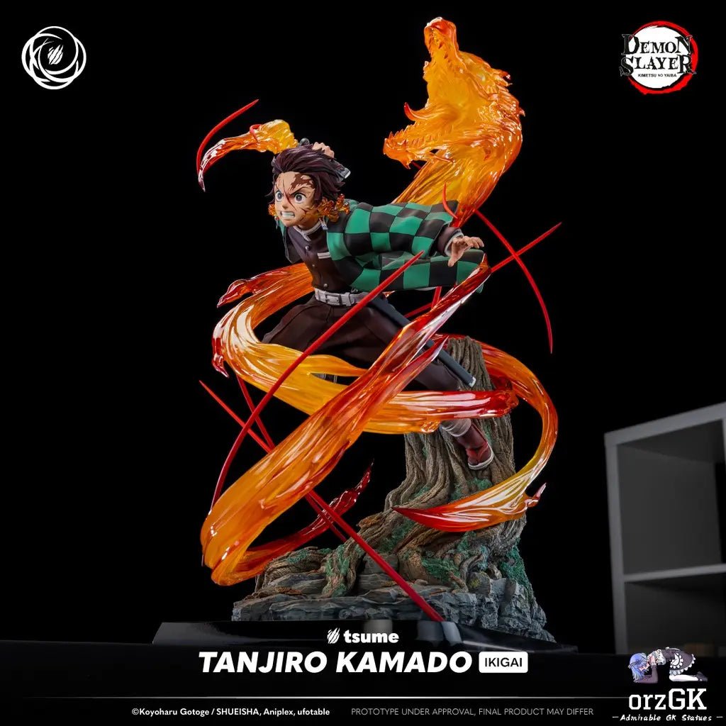 TSUME Studio - Demon Slayer Tanjiro Kamado (Licensed) resin statue Navy Toys anime figure