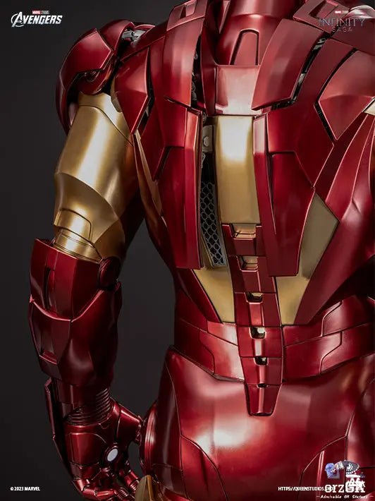 QUEEN Studio - Marvel Iron Man Mark VI 1/1 Statue (Licensed) resin statue Navy Toys anime figure
