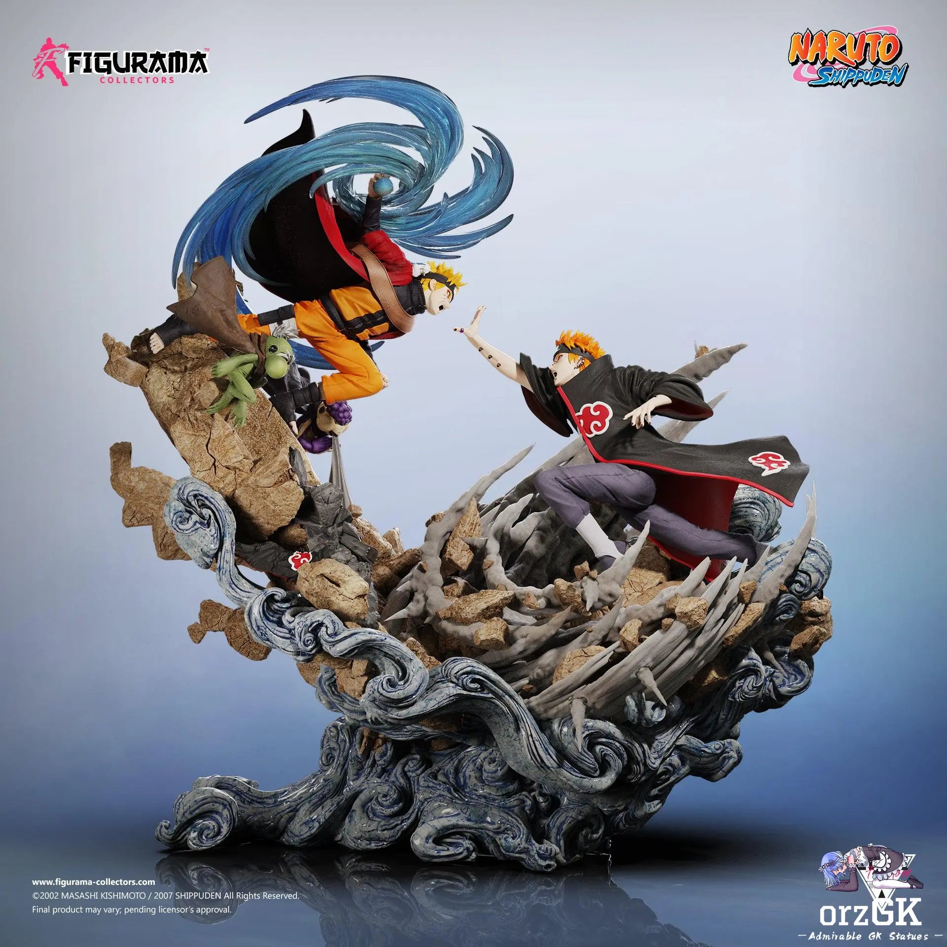Figurama Collectors - Naruto vs Pain Elite Fandom 1/6 Scale Statue (Licensed) resin statue Navy Toys anime figure