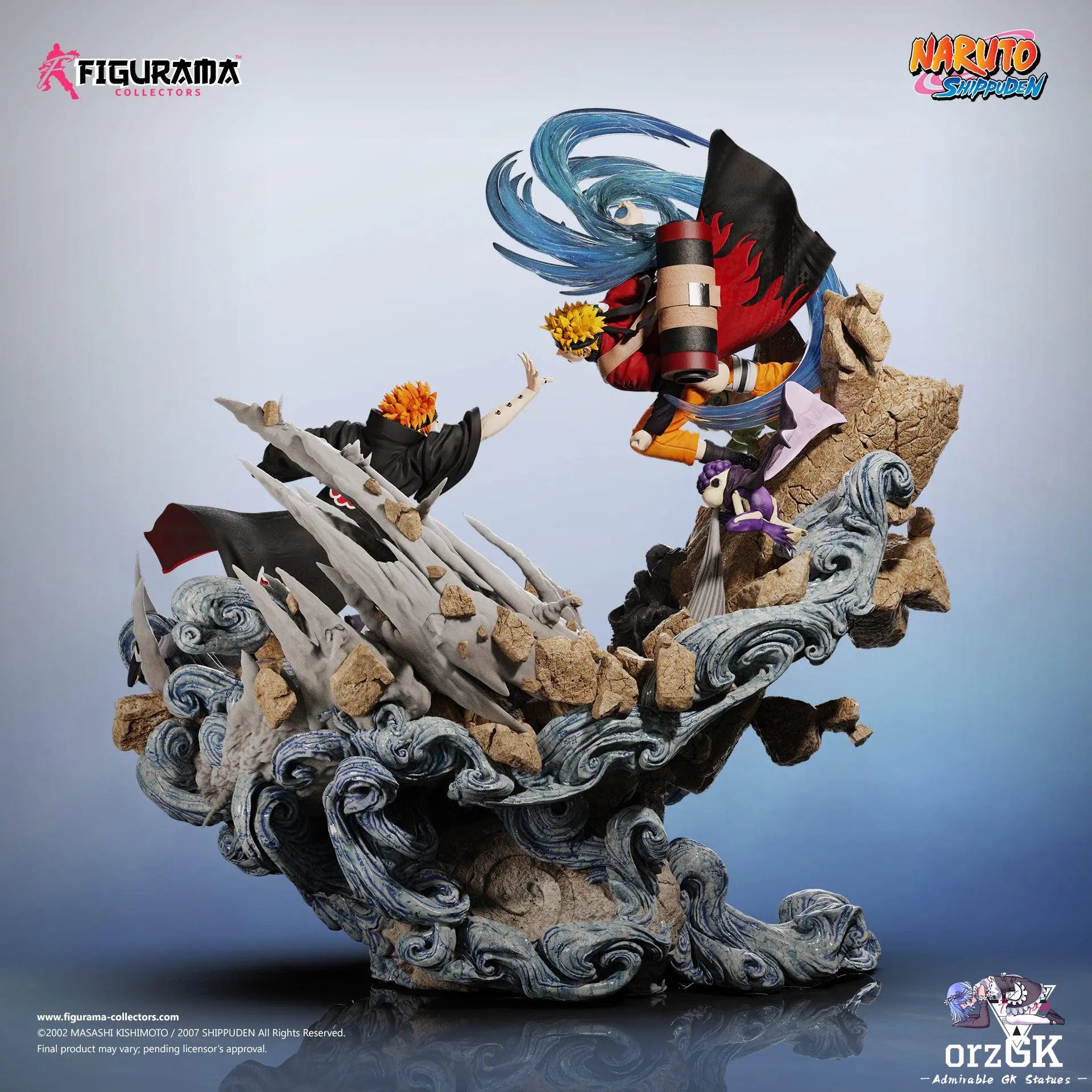 Figurama Collectors - Naruto vs Pain Elite Fandom 1/6 Scale Statue (Licensed) resin statue Navy Toys anime figure