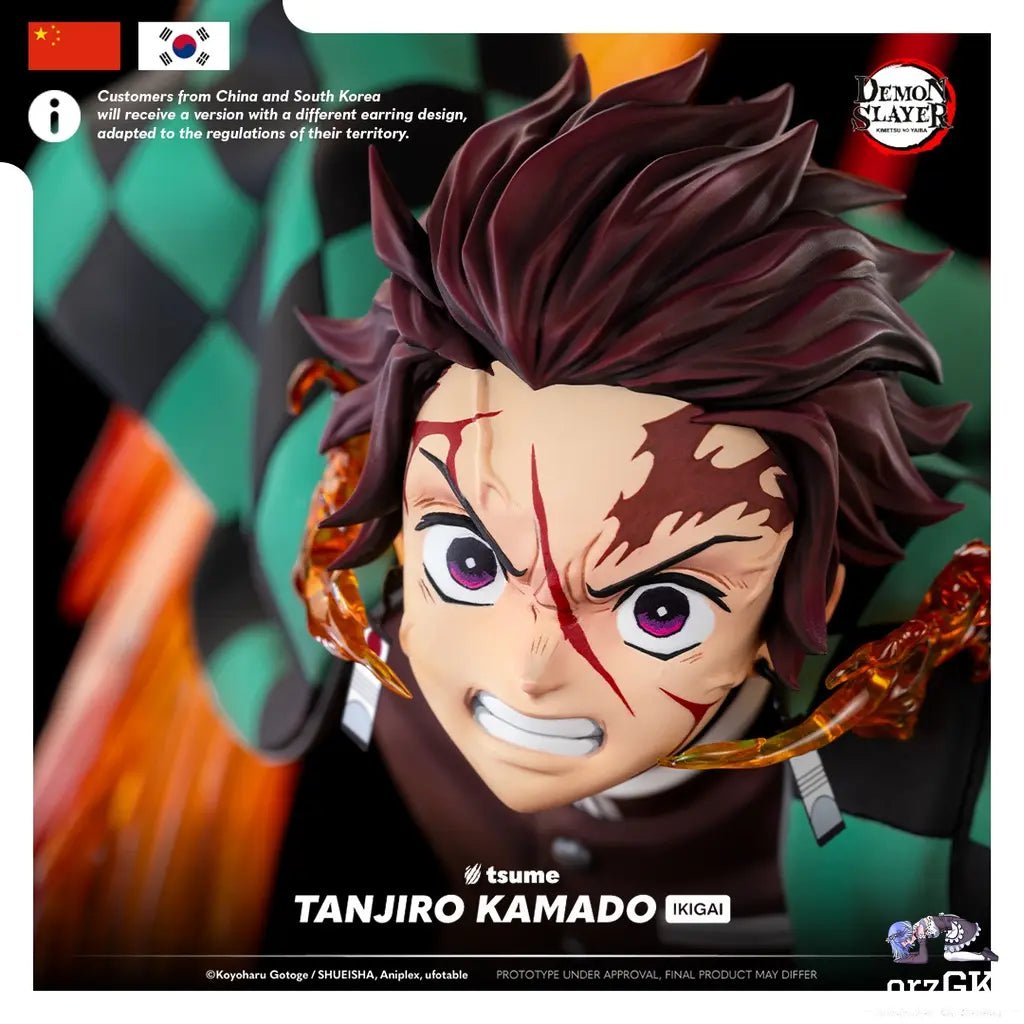 TSUME Studio - Demon Slayer Tanjiro Kamado (Licensed) resin statue Navy Toys anime figure