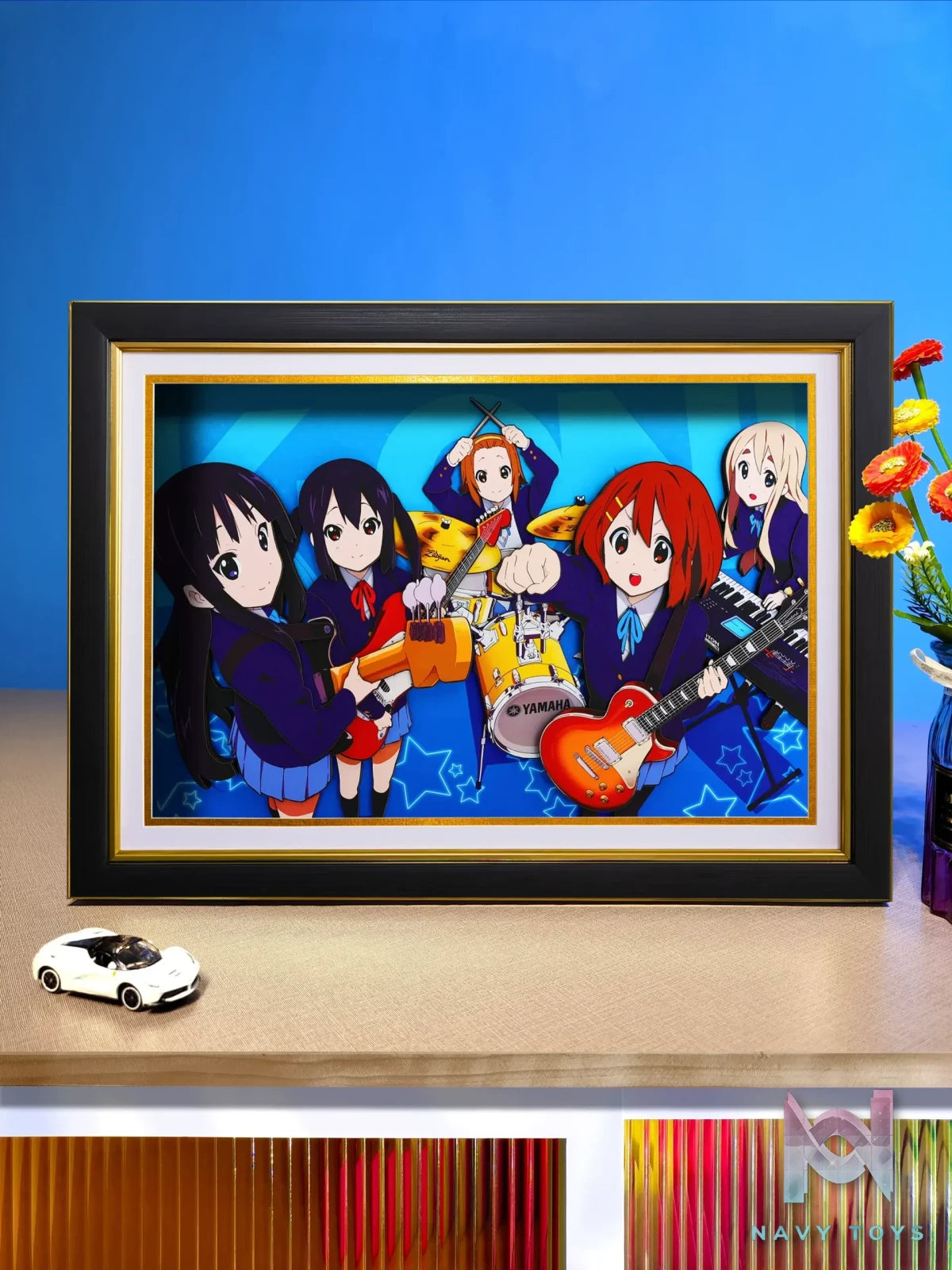 Yu Zhi Jiang Studio – K-ON! Multiple Characters Series #2 3D Decorative Painting K-ON!