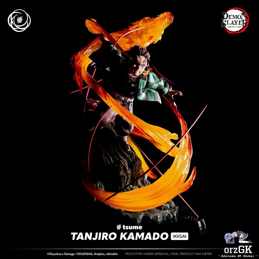 TSUME Studio - Demon Slayer Tanjiro Kamado (Licensed) resin statue Navy Toys anime figure