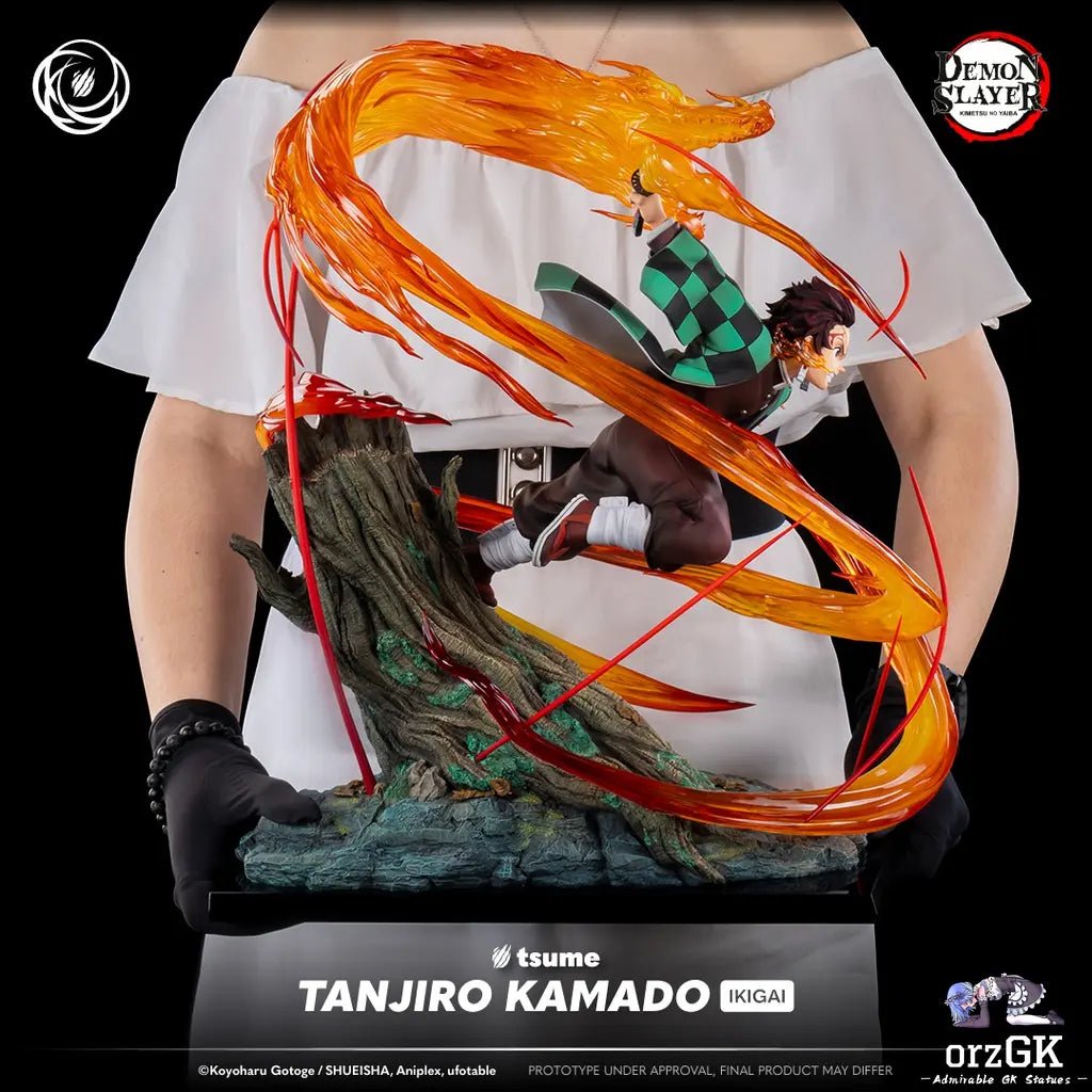 TSUME Studio - Demon Slayer Tanjiro Kamado (Licensed) resin statue Navy Toys anime figure