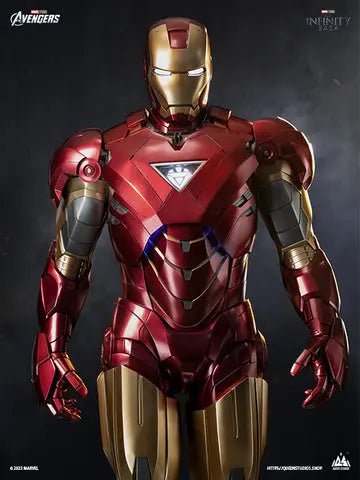 QUEEN Studio - Marvel Iron Man Mark VI 1/1 Statue (Licensed) resin statue Navy Toys anime figure