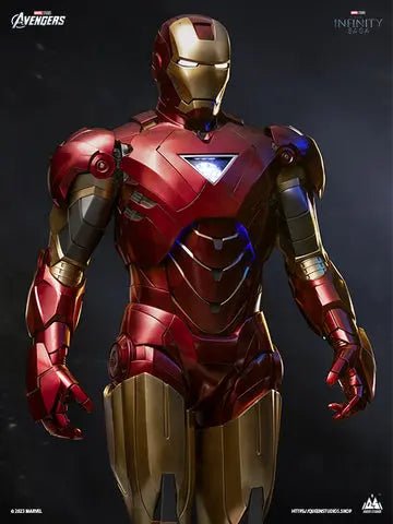 QUEEN Studio - Marvel Iron Man Mark VI 1/1 Statue (Licensed) resin statue Navy Toys anime figure