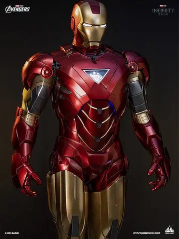 QUEEN Studio - Marvel Iron Man Mark VI 1/1 Statue (Licensed) resin statue Navy Toys anime figure