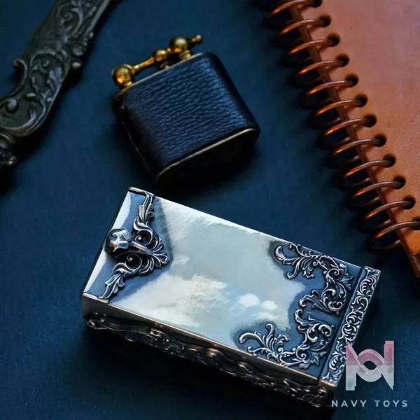 Raven Studio (silver jewelry) – Original Design Men’s Relief Cigarette Case Original