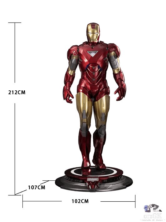 QUEEN Studio - Marvel Iron Man Mark VI 1/1 Statue (Licensed) resin statue Navy Toys anime figure