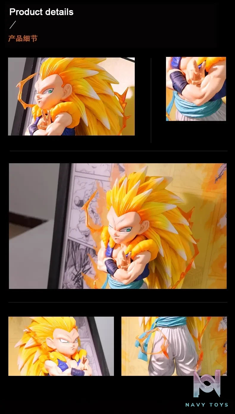 Time tree Studio – Dragon Ball Son Goku & Gotenks Decorative 3D Stereoscopic Painting