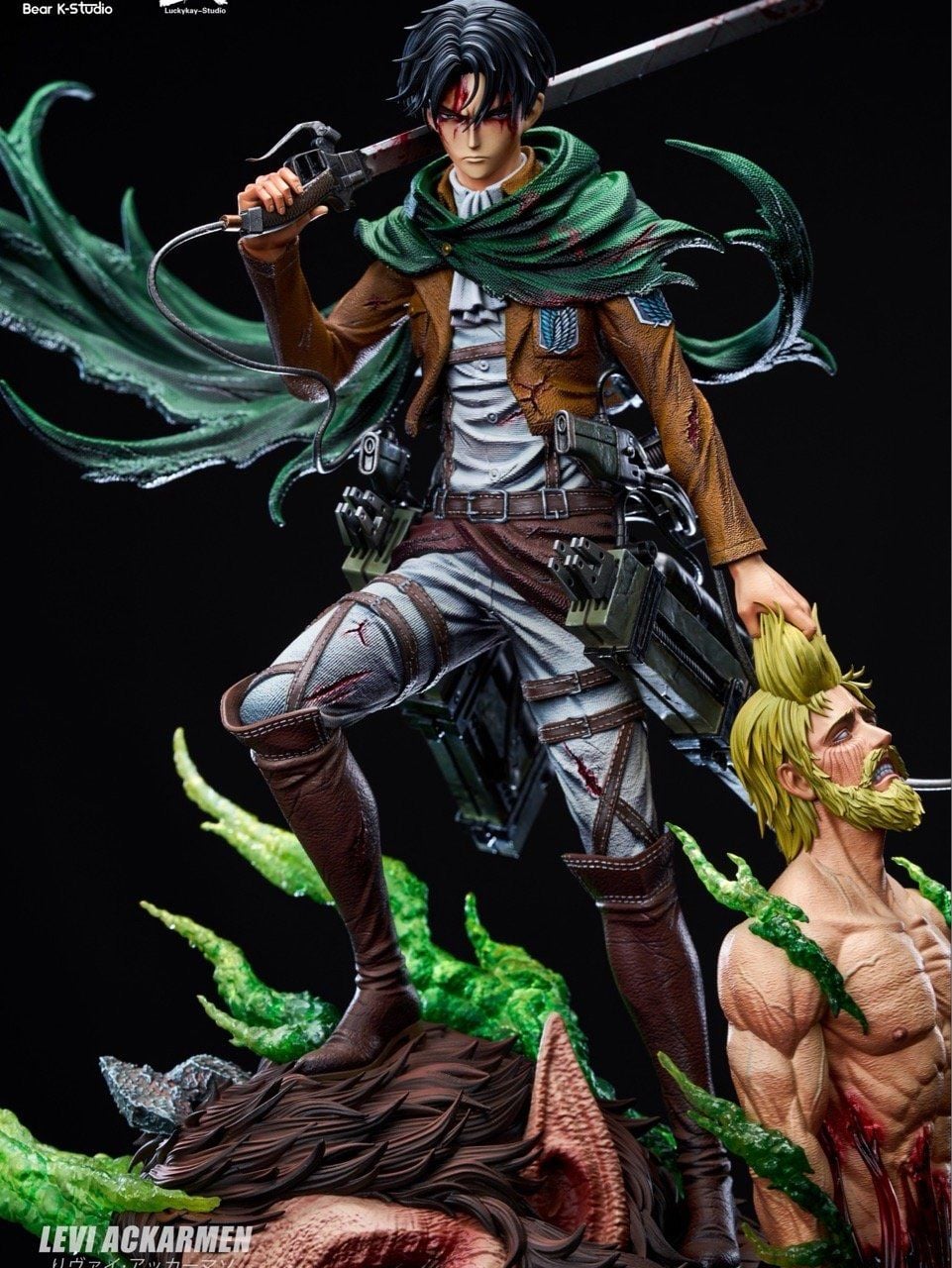 Levi Ackerman - Attack on Titan - Bear K Studio x LK Studio resin statue bear k Studio x Lk Studio anime figure