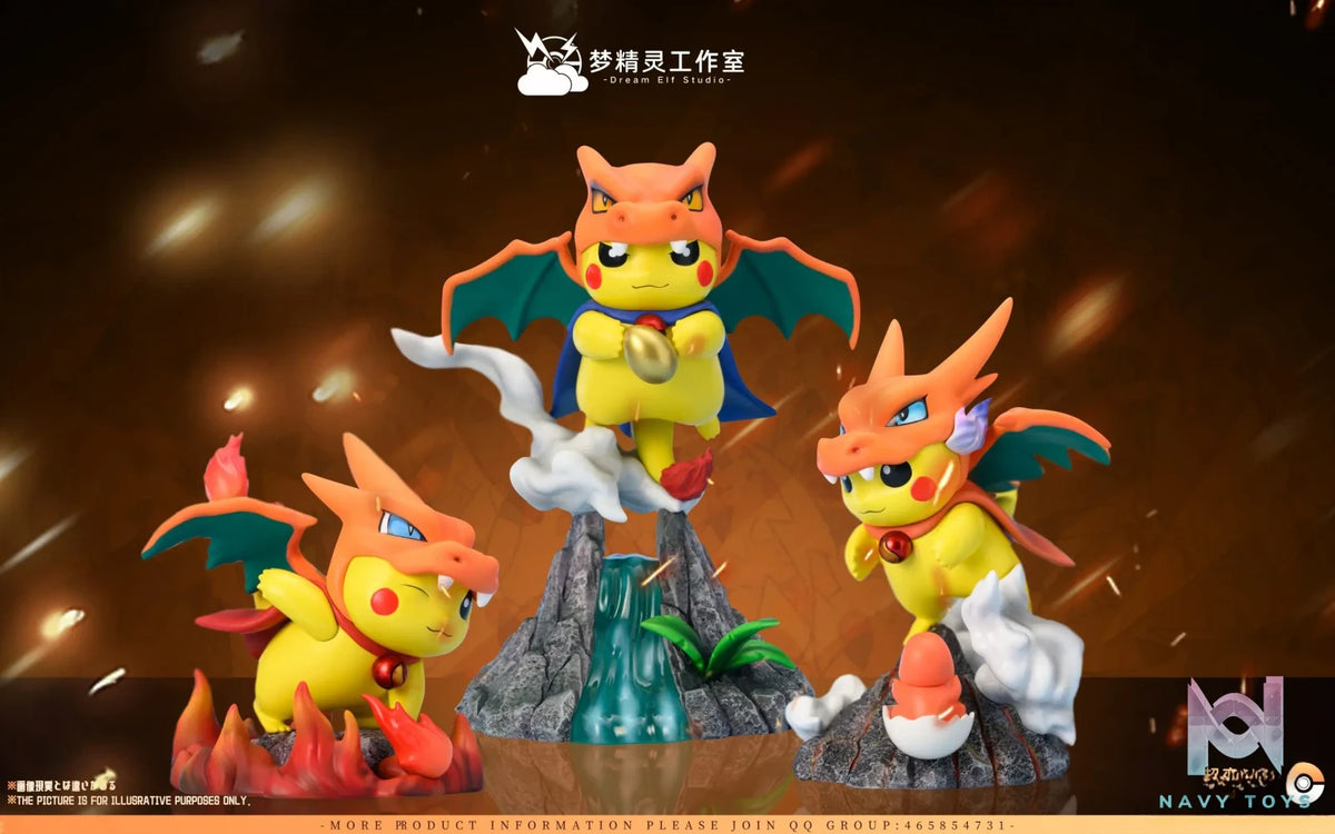 DREAM ELF Studio – Pokémon Pikachu COS Charizard