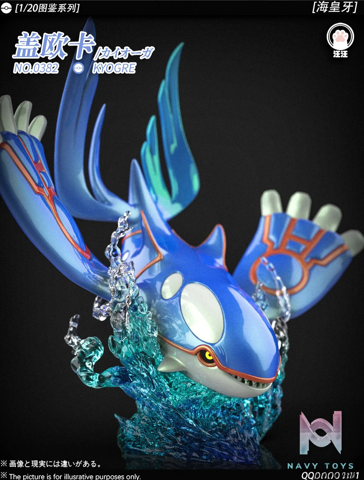 WangWang Studio – Kyogre Pokémon
