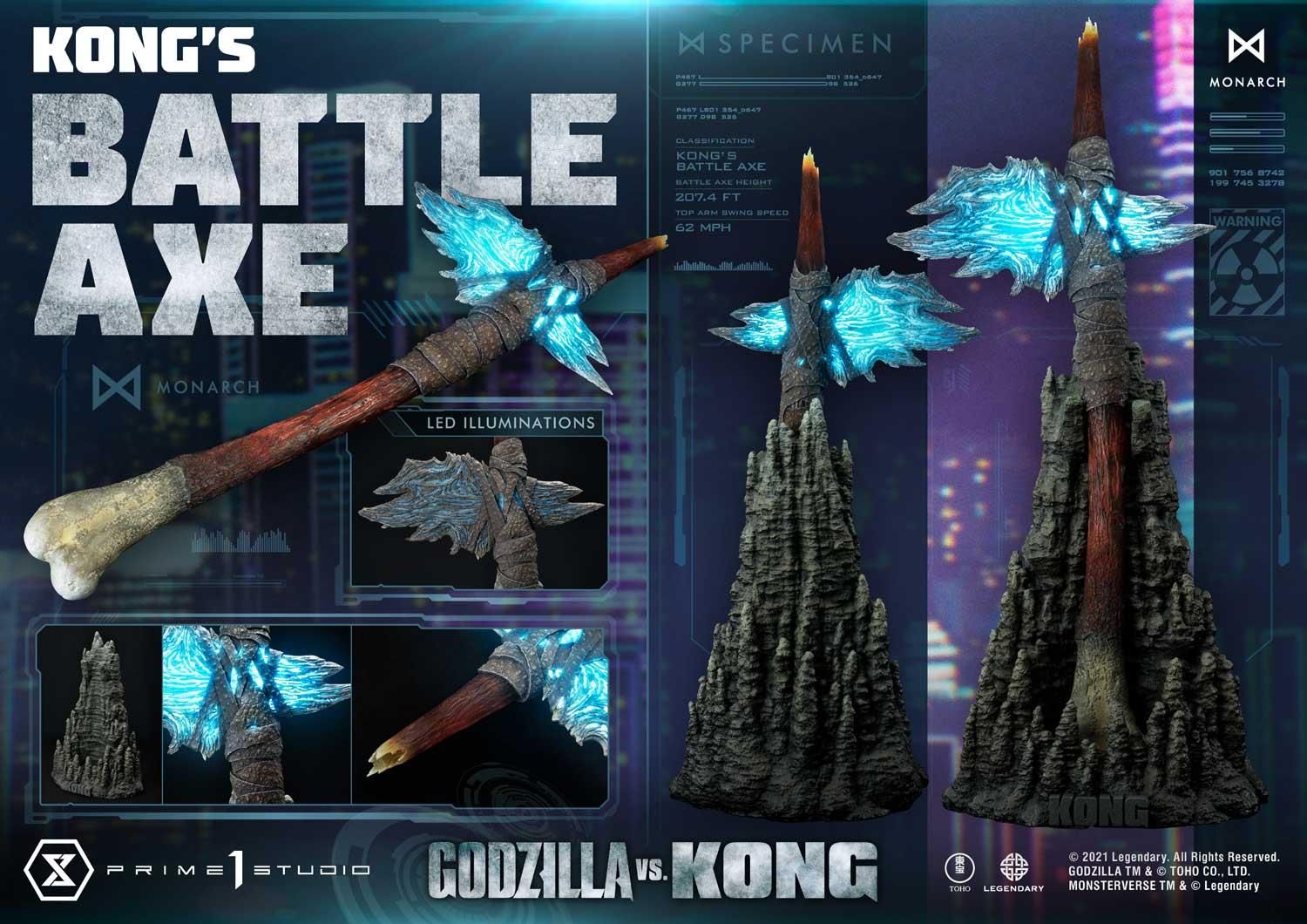 Kong's Battle Axe - Godzilla vs Kong - Prime 1 Studio (LSGVK - 03) resin statue Prime 1 Studio anime figure