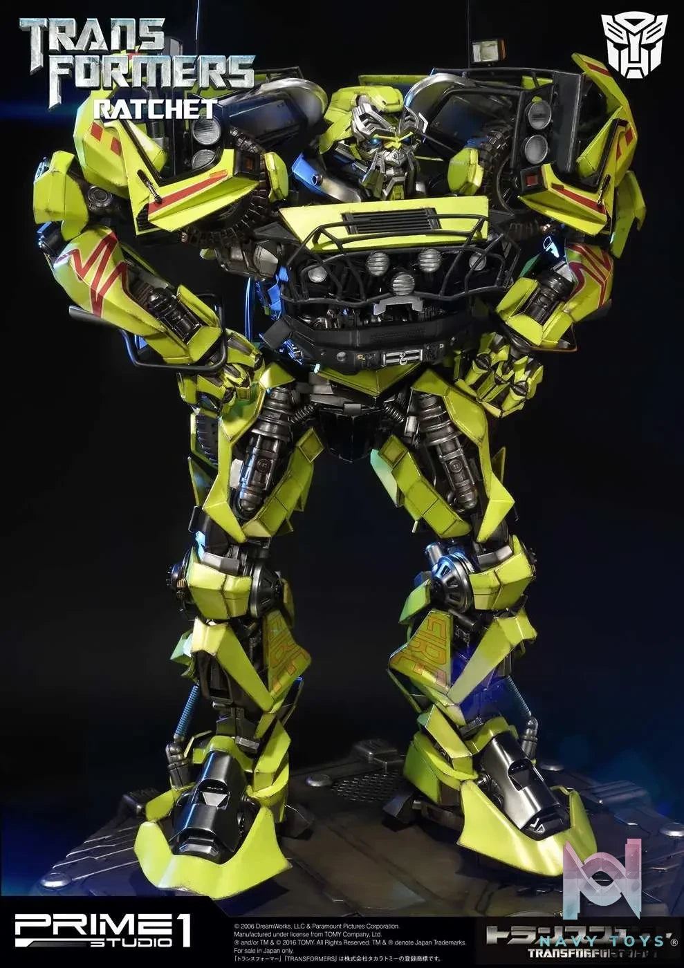Prime 1 Studio – Museum Masterline Transformers (Film) Autobot Ratchet MMTFM-13 (Licensed)