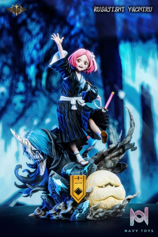 I.W Studio - Bleach Thirteenth Division Series 2 Kusajishi Yachiru resin statue Navy Toys anime figure