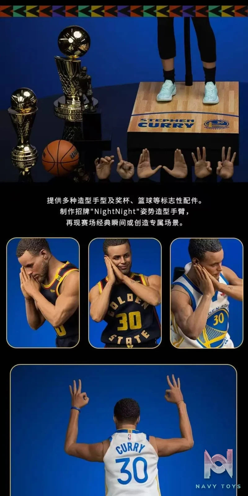 Infinity Studio – Stephen Curry 1/6 Action Figure (Licensed)