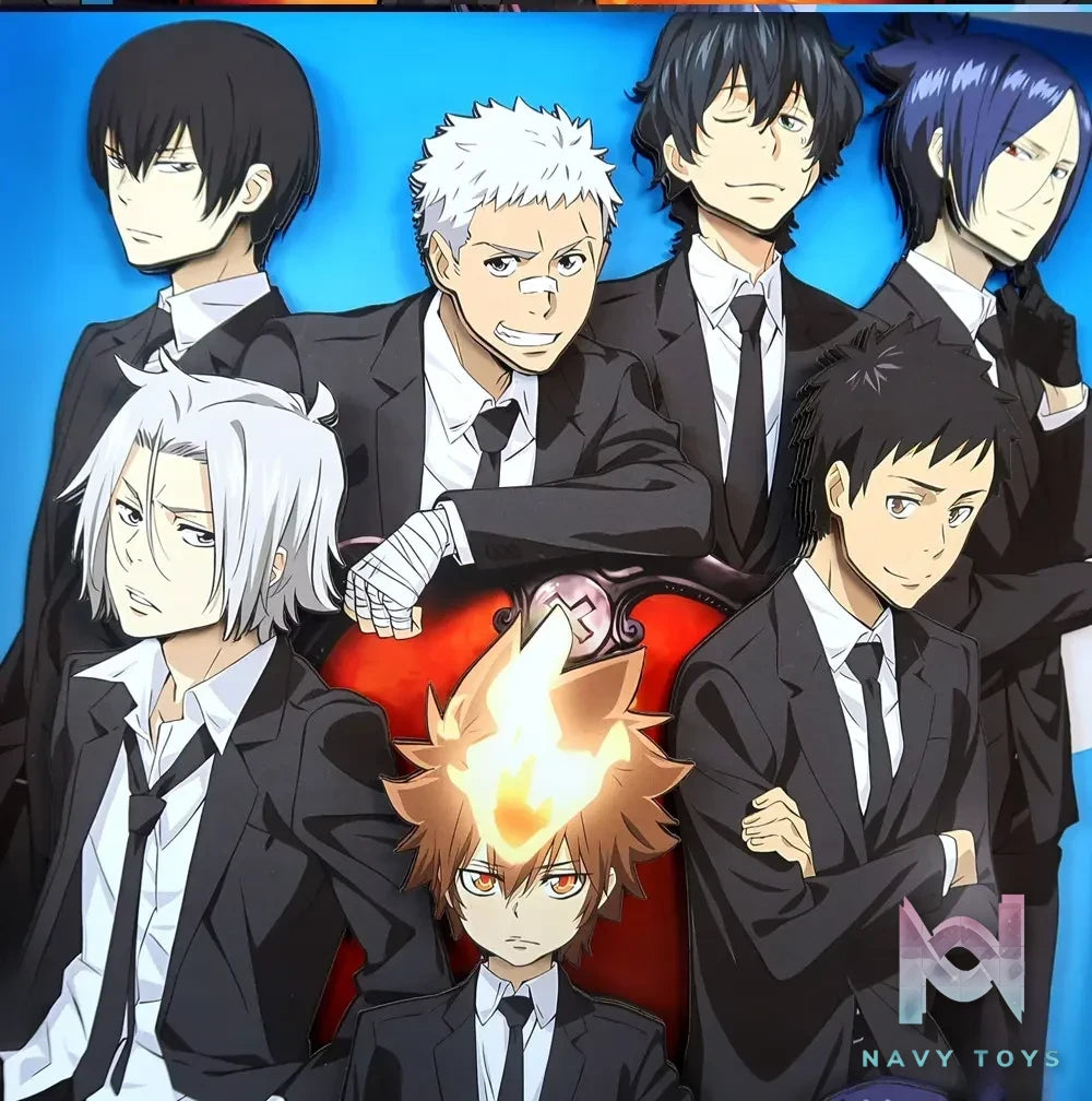 KALA HOME Studio – Katekyo Hitman Reborn! Multiple Characters #01 3D Decorative Painting Katekyo Hitman Reborn!