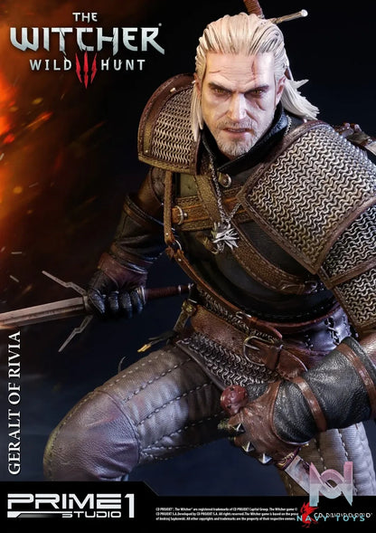 Prime 1 Studio – Premium Masterline The Witcher 3: Wild Hunt Geralt of Rivia PMW3-01 PMW3-01EX (Licensed)