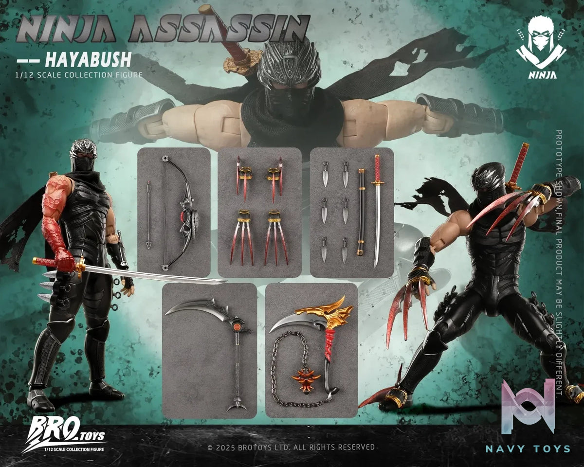 BROTOYS Studio – 1/12 Action Figure Ninja Assassin – Falcon #LR010 (Licensed)