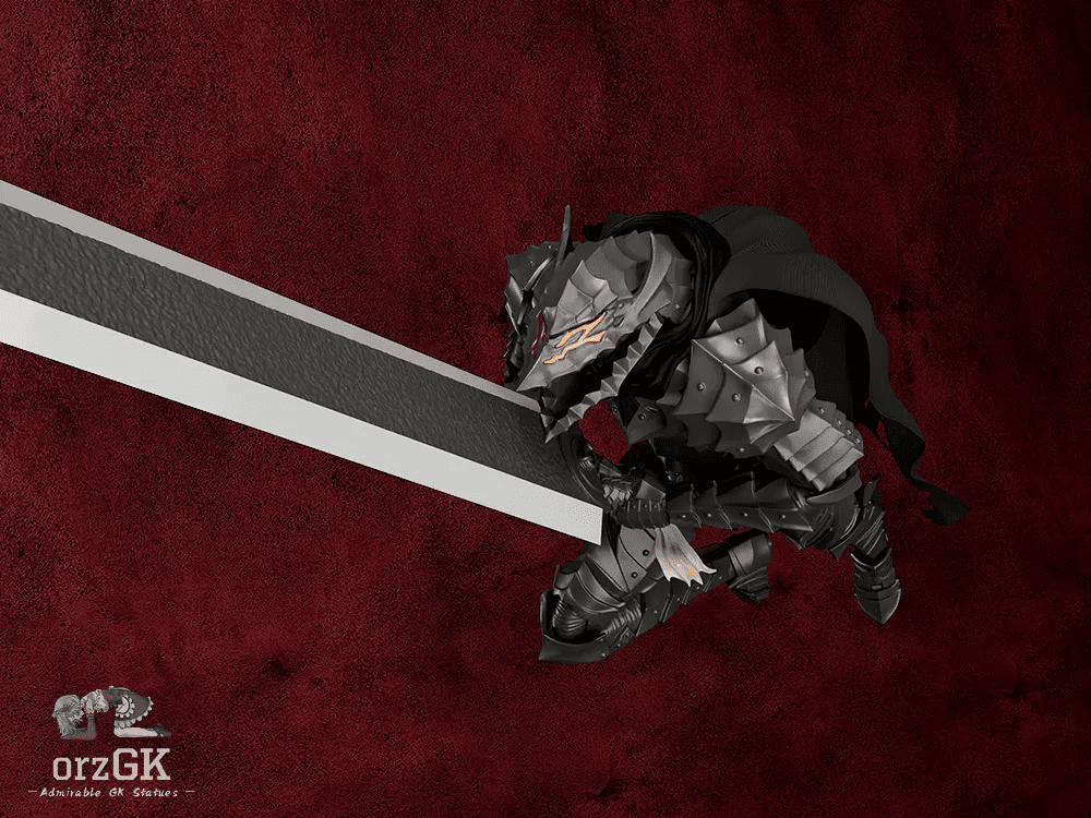 Max factory - PLAMATEA Berserk Guts: Berserker Armor Ver. Plastic Model (Licensed) resin statue Navy Toys anime figure