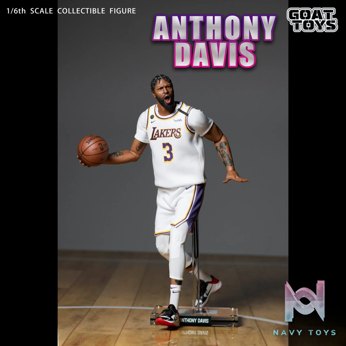 Goat Toys Studio – NBA 1/6 Anthony Davis LAL Championship Set