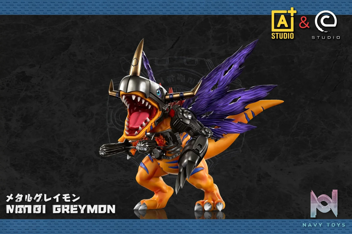 A+ Studio – Metal Greymon Digimon