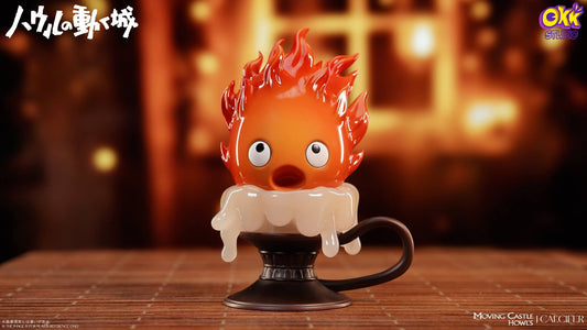 Candlestick Calcifer resin statue Okk Studio anime figure