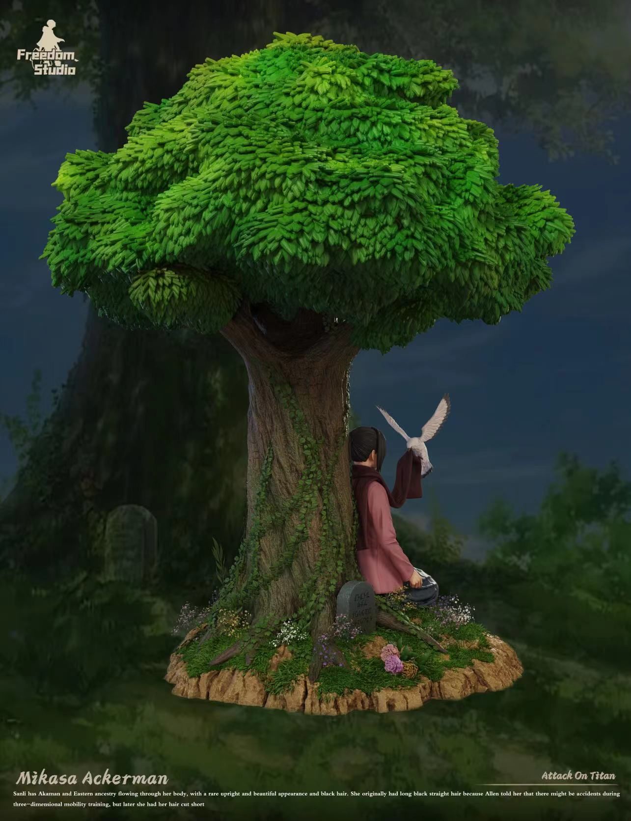 Mikasa - Attack On Titan - Freedom Studio resin statue freedom studio anime figure