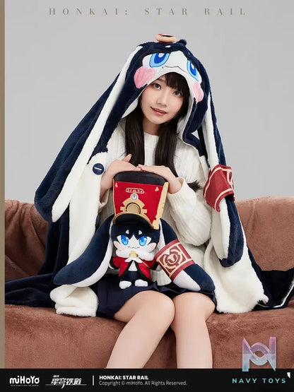 miHoYo – Honkai: Star Rail – Pa Pao Series Pom-Pom Plush Shawl Blanket (Licensed)