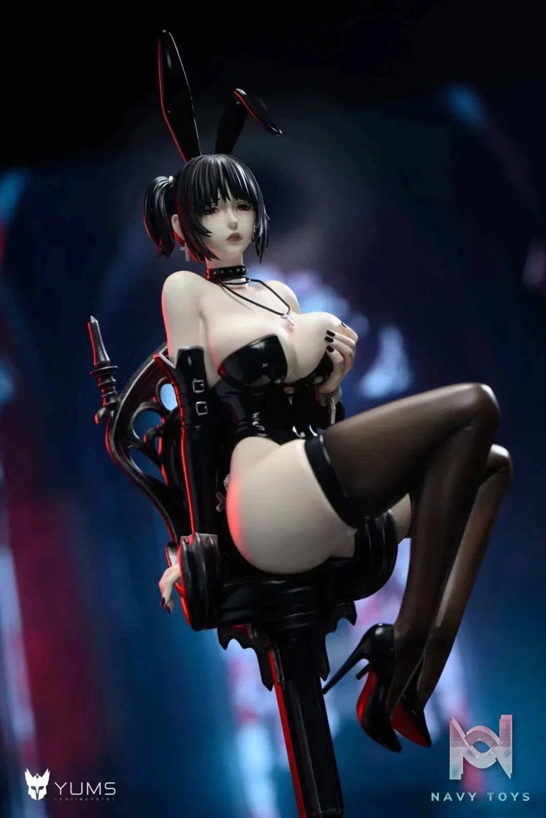 YUMS-Collectors Studio – Mikasa Ackerman Gothic Bunny Girl Attack On Titan