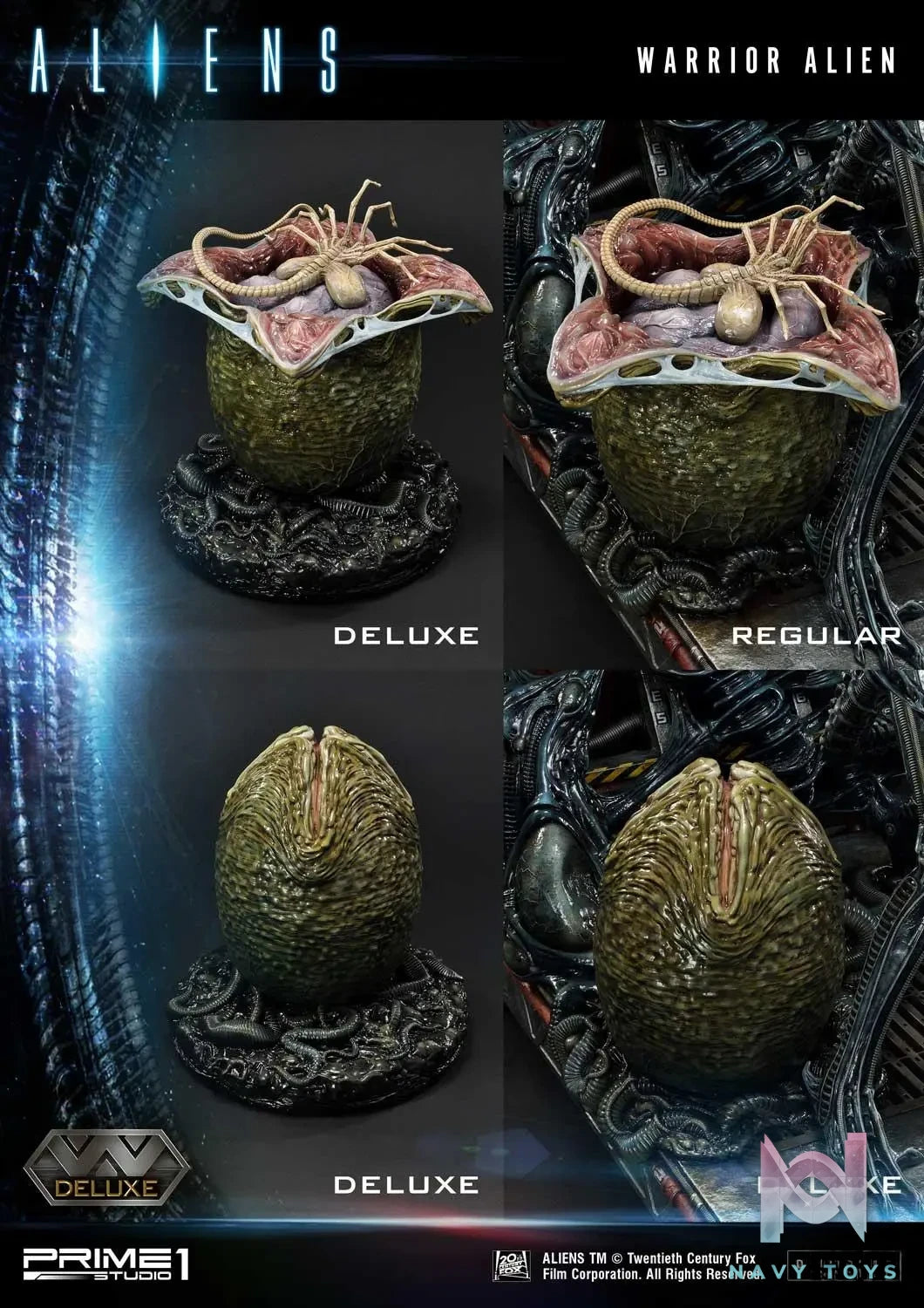 Prime 1 Studio – Premium Masterline Aliens (Comics) Warrior Alien PMDHAL-02 PMDHAL-02DX PMDHAL-02DXS(Licensed)