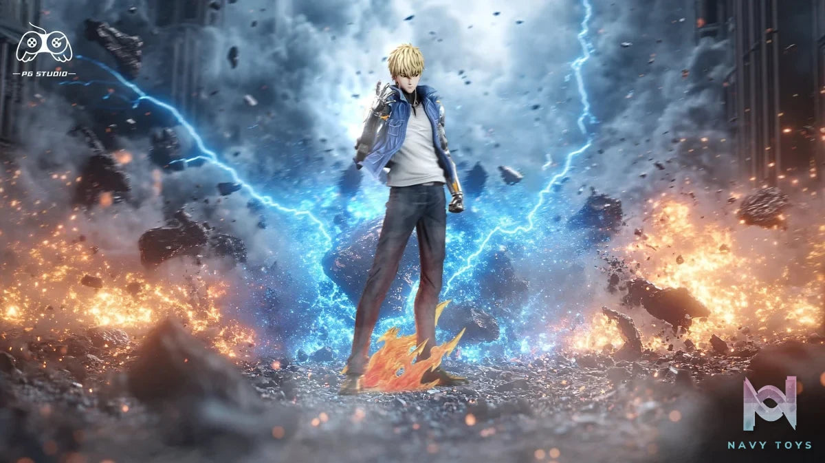 Saitama x Genos resin statue PG studio anime figure
