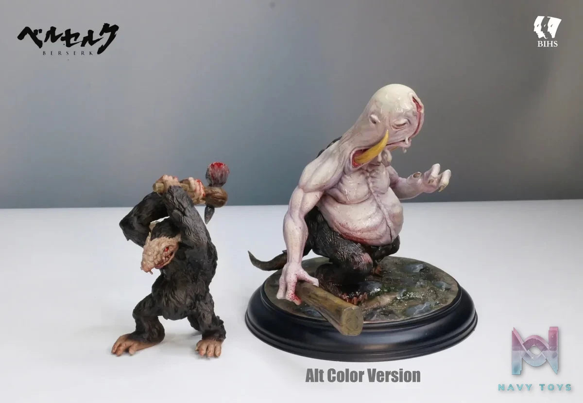 BIHS Studio - Berserk Monster Encyclopedia Series 01 Ogre & Troll resin statue Navy Toys anime figure