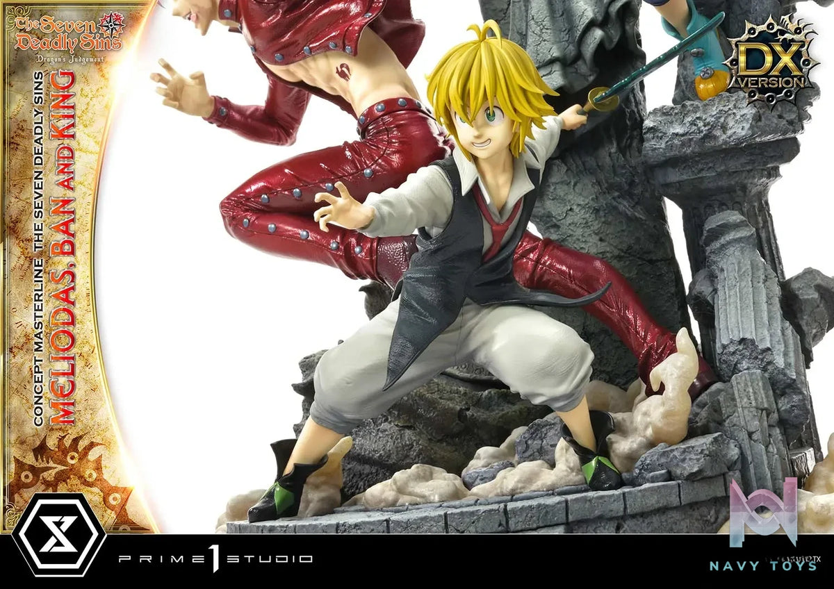 Prime 1 Studio – Concept Masterline The Seven Deadly Sins Meliodas, Ban and King CMNTZ-01 CMNTZ-01DXS (Licensed)