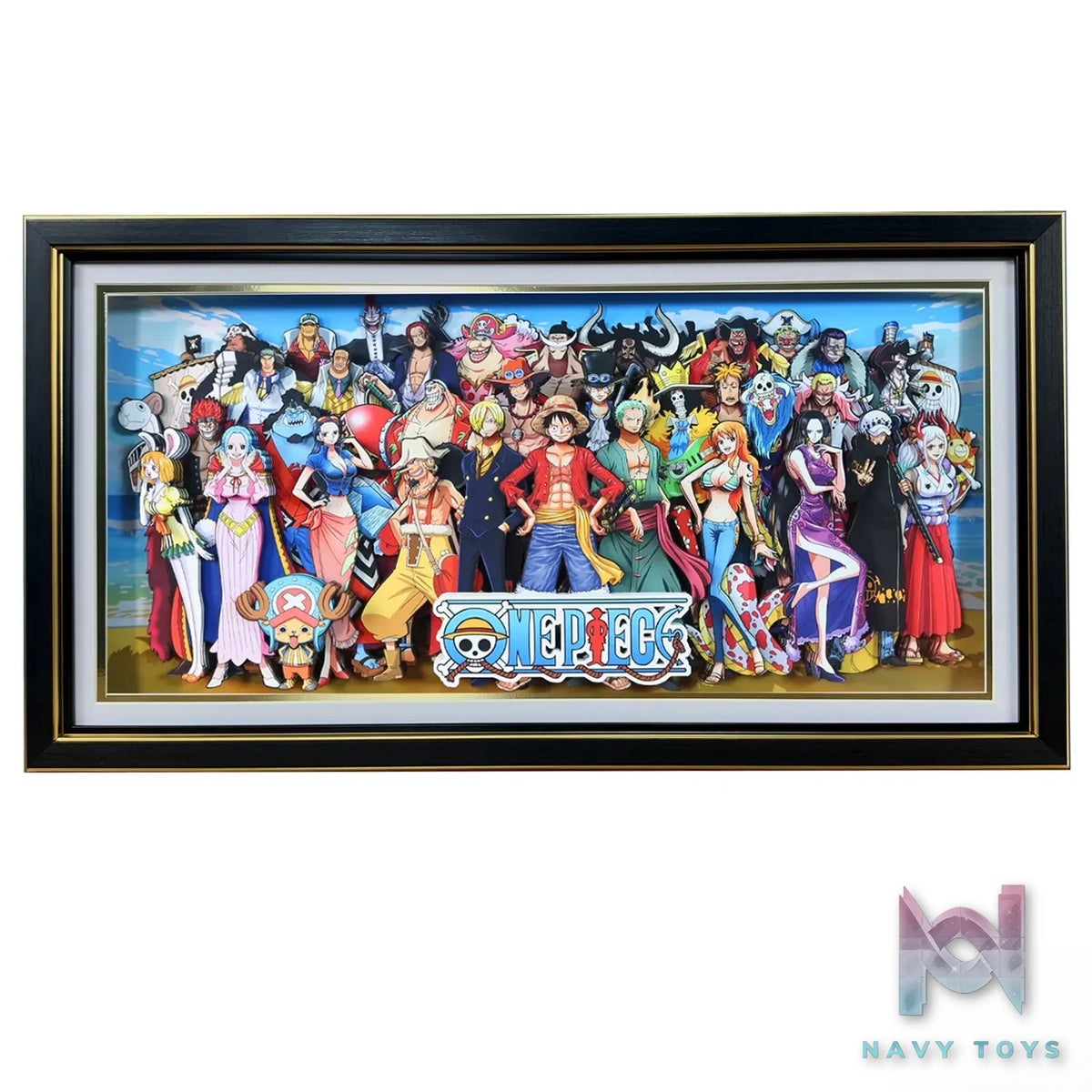 KALA HOME Studio – One Piece Multiple Characters #08 3D Decorative Painting One Piece
