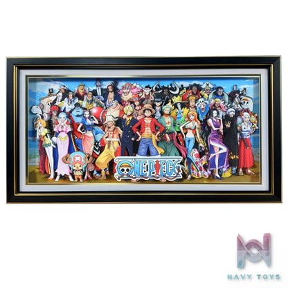 KALA HOME Studio – One Piece Multiple Characters #08 3D Decorative Painting One Piece